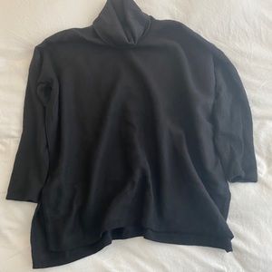 Cuyana Baby Alpaca Oversized Turtleneck Sweater